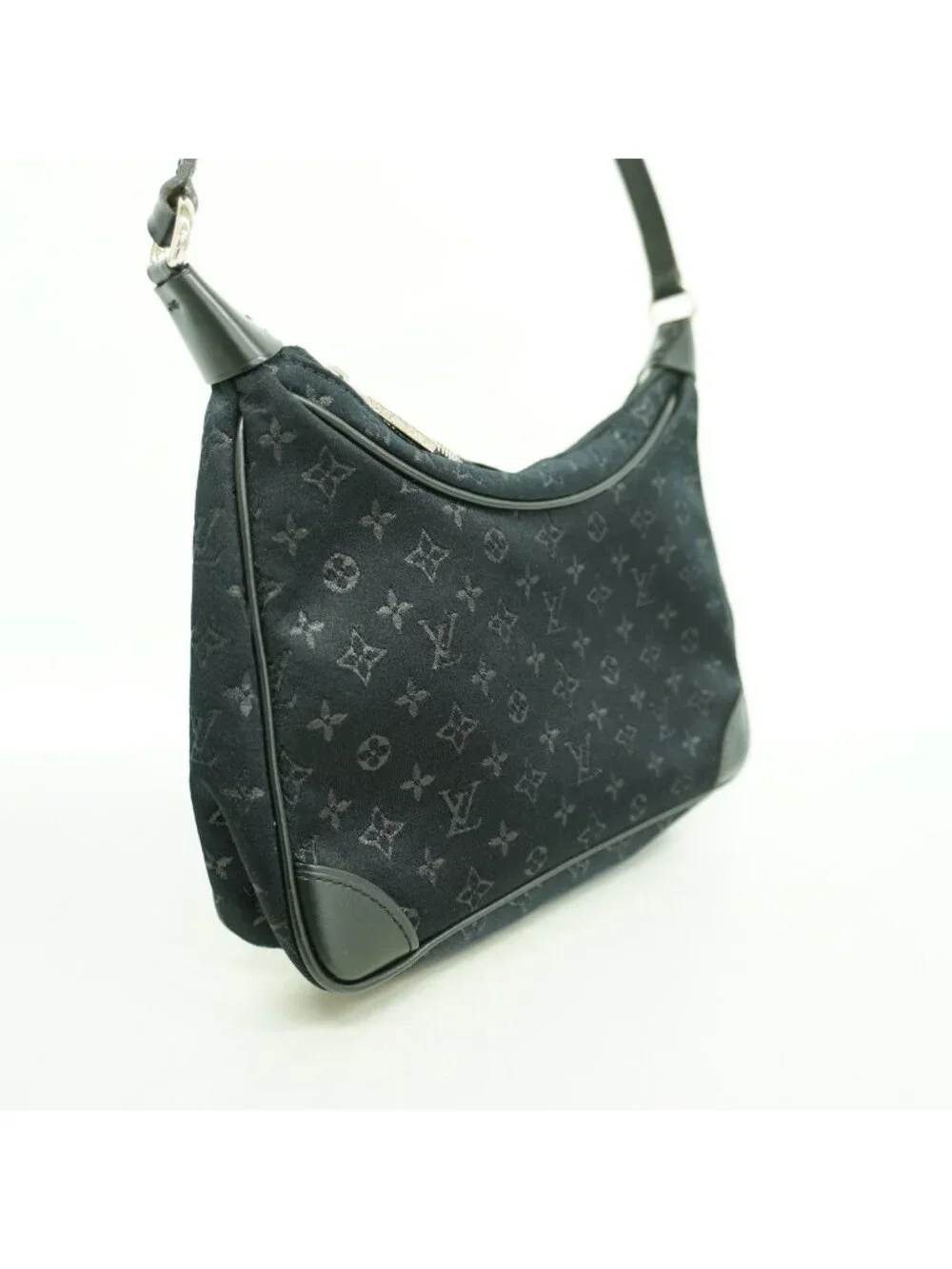 Louis Vuitton Pouch Monogram Satin Little Boulogne Noir